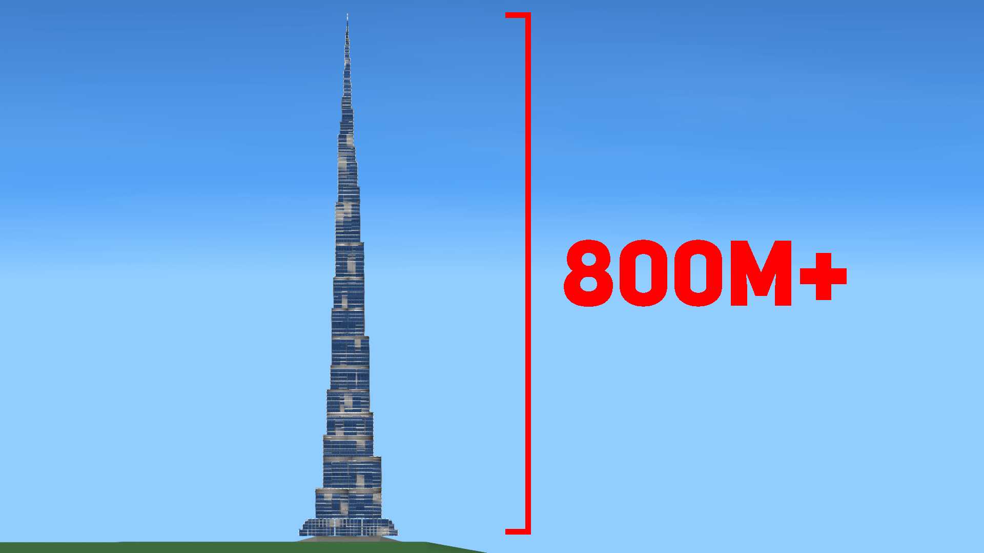 1:1 Recreation of the Burj Khalifa